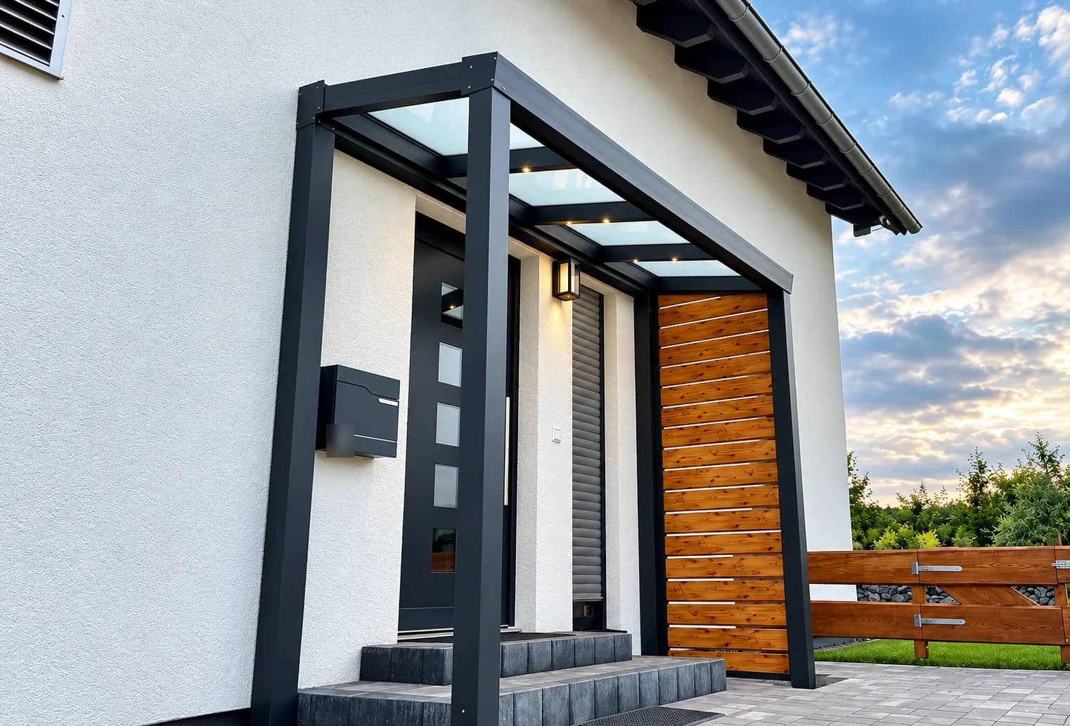 Eingangsdächer – Aluminium-Überdachung von Beckel